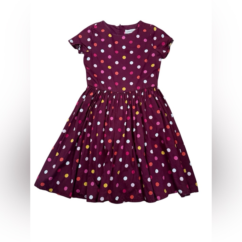 Lands End Polka Dot Dress